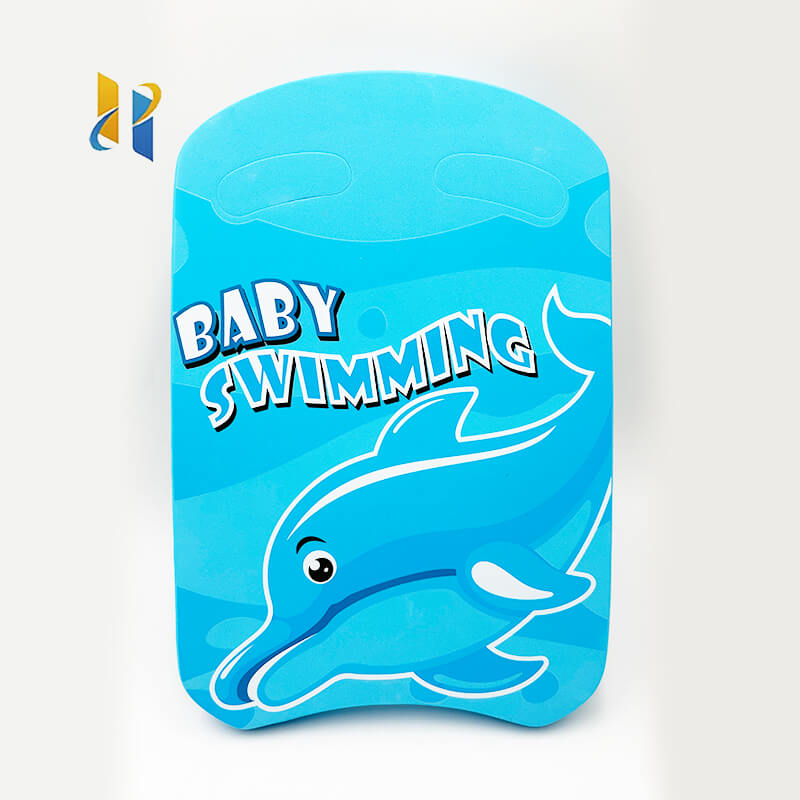 using a kickboard swimming